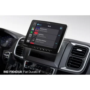 Navegador 9", Fiat Ducato 8, año 2022, Alpine INE F904DU8