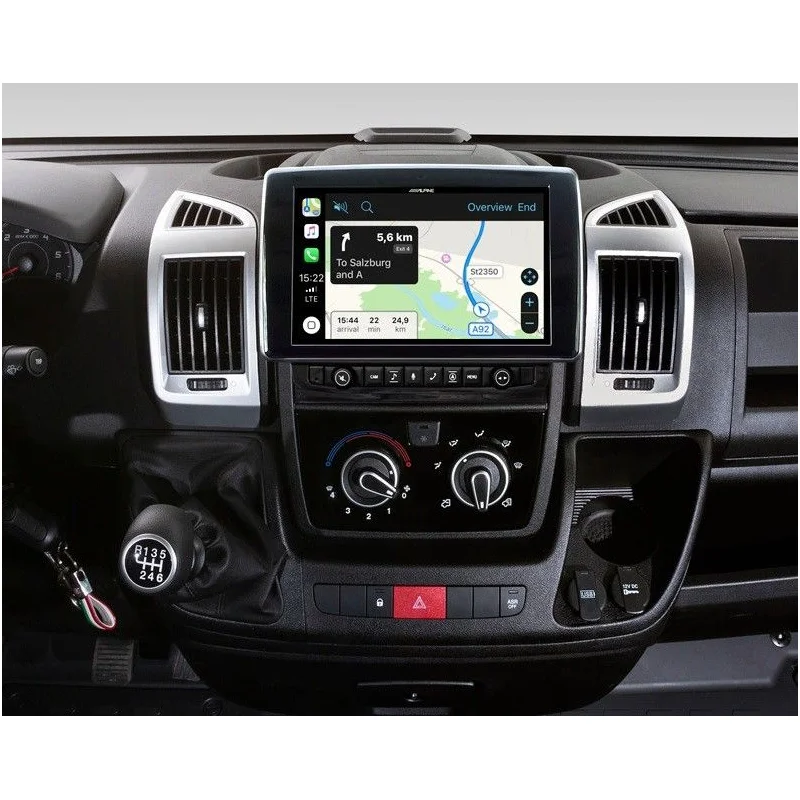 Navegador Alpine X903D DU con pantalla 9" para iat Ducato III, Citroën Jumper II, Peugeot Boxer II