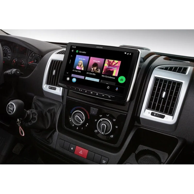 Navegador Alpine INE F904DU con pantalla 9" para Fiat Ducato III, Citroën Jumper II, Peugeot Boxer II
