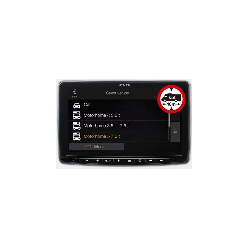 Alpine INE F904S907, Navegador 9"