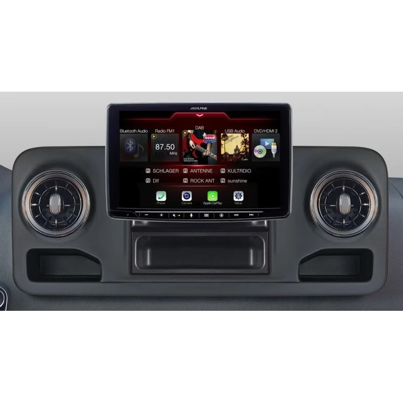 Alpine INEF904S907, Navegador 9", Mercedes Sprinter W907, año 2018