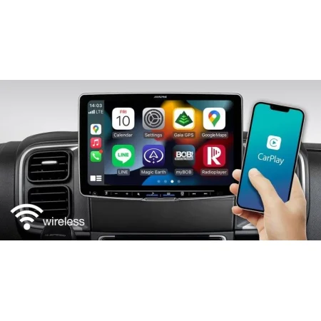 CarPlay y Android Auto para Volkswagen Transporter T6.1, 2019, Alpine