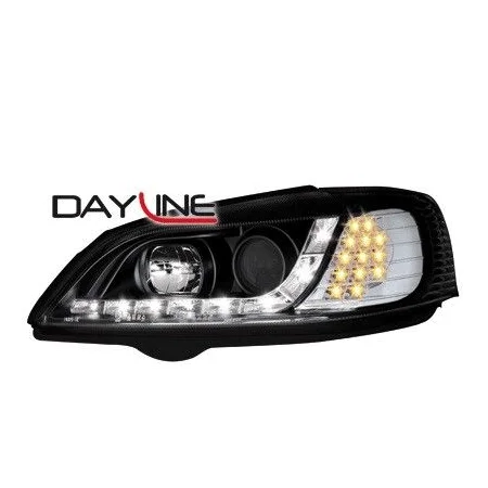 Faros luz diurna Opel Astra G, 1998 2004