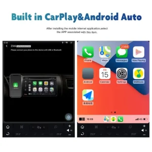Carplay + Android Auto inalámbrico incorporado