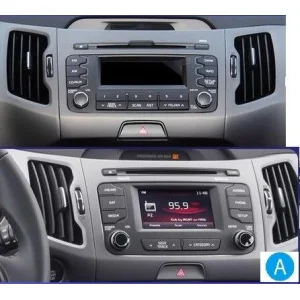 Radio navegador Kia Sportage 2010 2015, opción A
