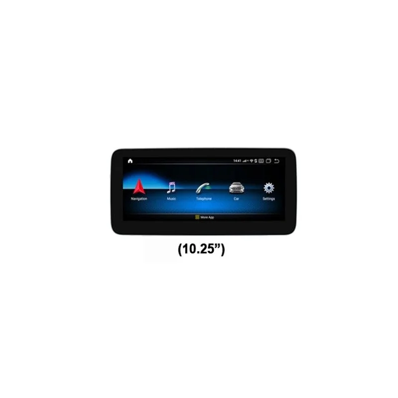 Navegador Mercedes, tamaño 10,25"