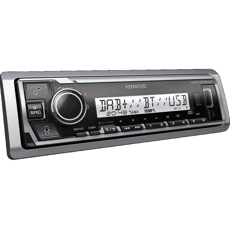 Kenwood KMR M508DAB, Radio marino con USB, Bluetooth y DAB.