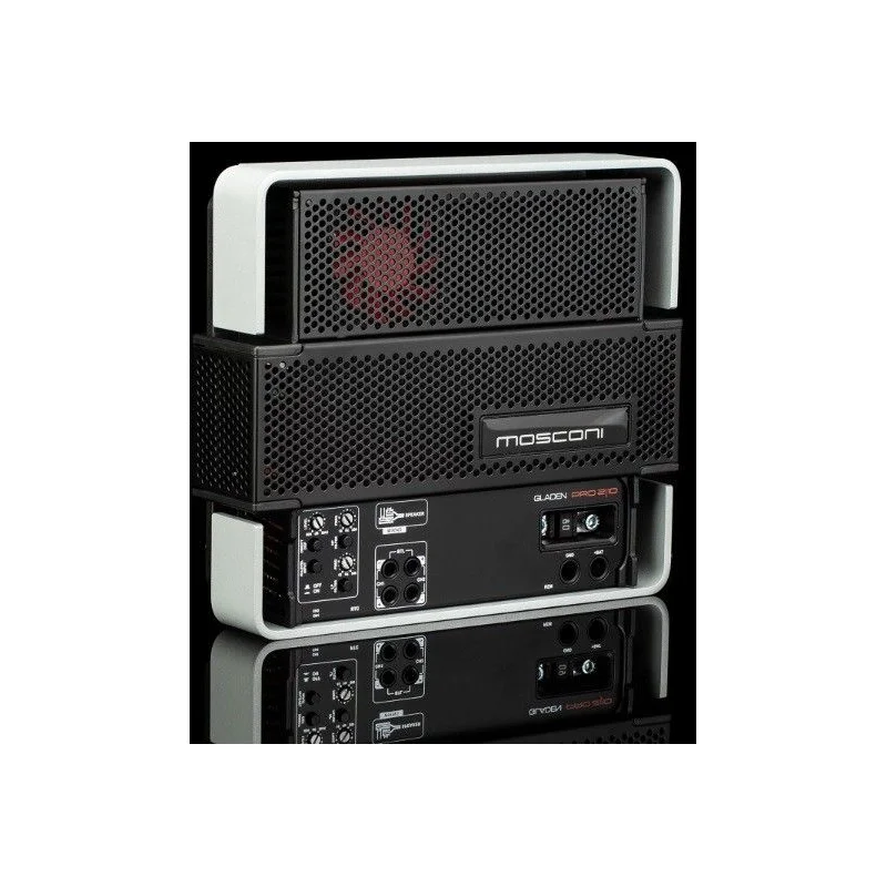 Amplificador Mosconi PRO 2/10 analógico 2 canales clase AB.