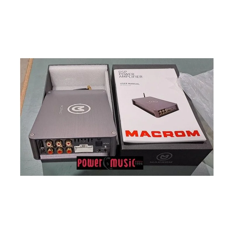 Macrom M DSPA 402 Amplificador 4 canales con DSP y Bluetooth