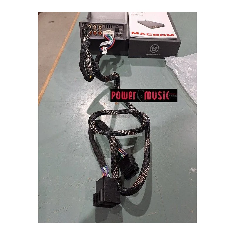 Conector ISO para amplificadores DSPA, Macrom M 3474916