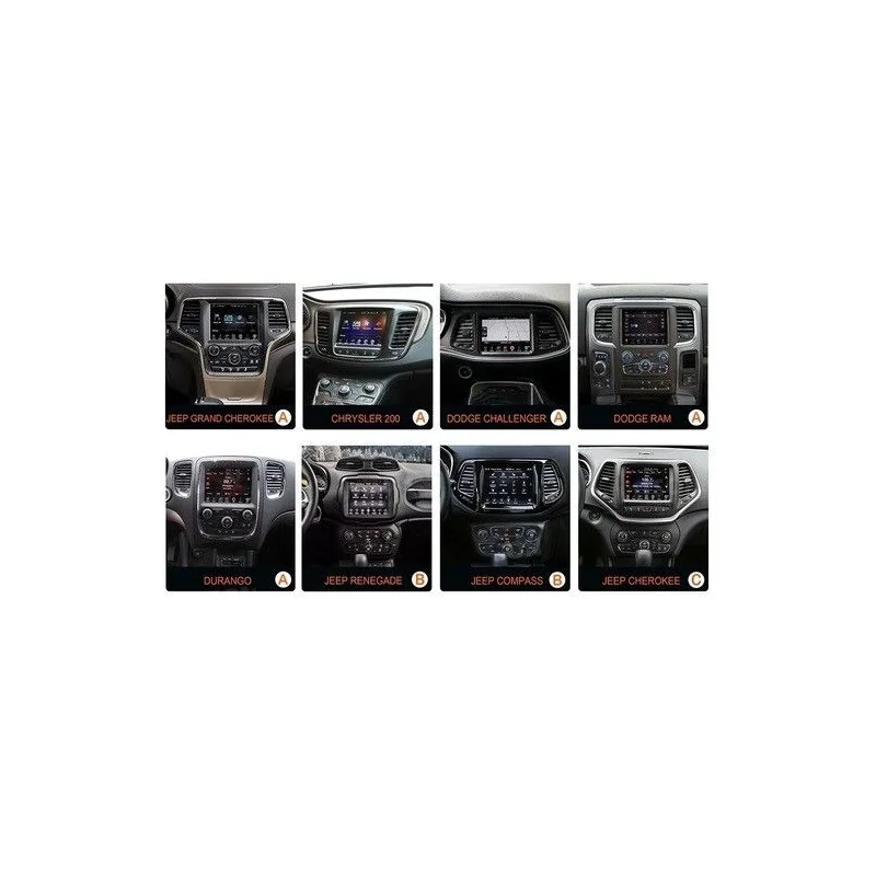 Radio navegador para Jeep Renegade, Grand Cherokee, Compass, 2015