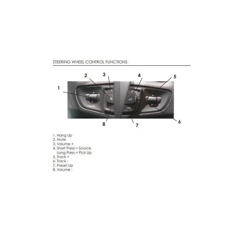 Interface mandos volante CTSTY010.2 para Toyota.