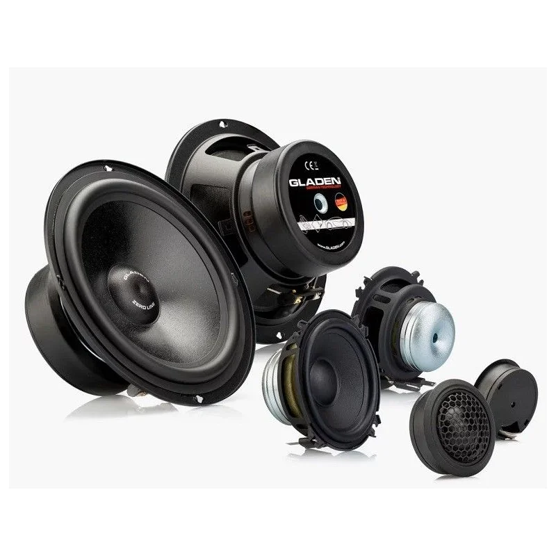 Altavoces 16,5cm, Gladen Audio ZERO165.3DC