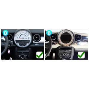 Mini Cooper R56, R57, R58, R60, 2006 2013, negro