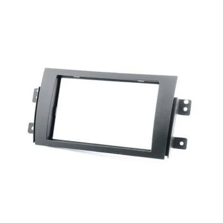 Marco frontal radio Fiat Sedici 2006 2010, Suzuki SX4 2006 2014, tamaño 2DIN
