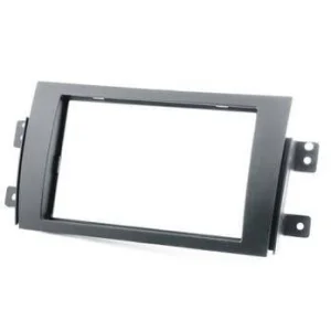 Marco frontal radio Fiat Sedici 2006 2010, Suzuki SX4 2006 2014, tamaño 2DIN