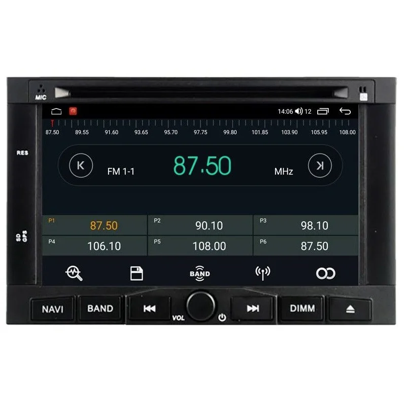 Radio navegador Peugeot 5008 y 3008, año 2009 2016, Android 13