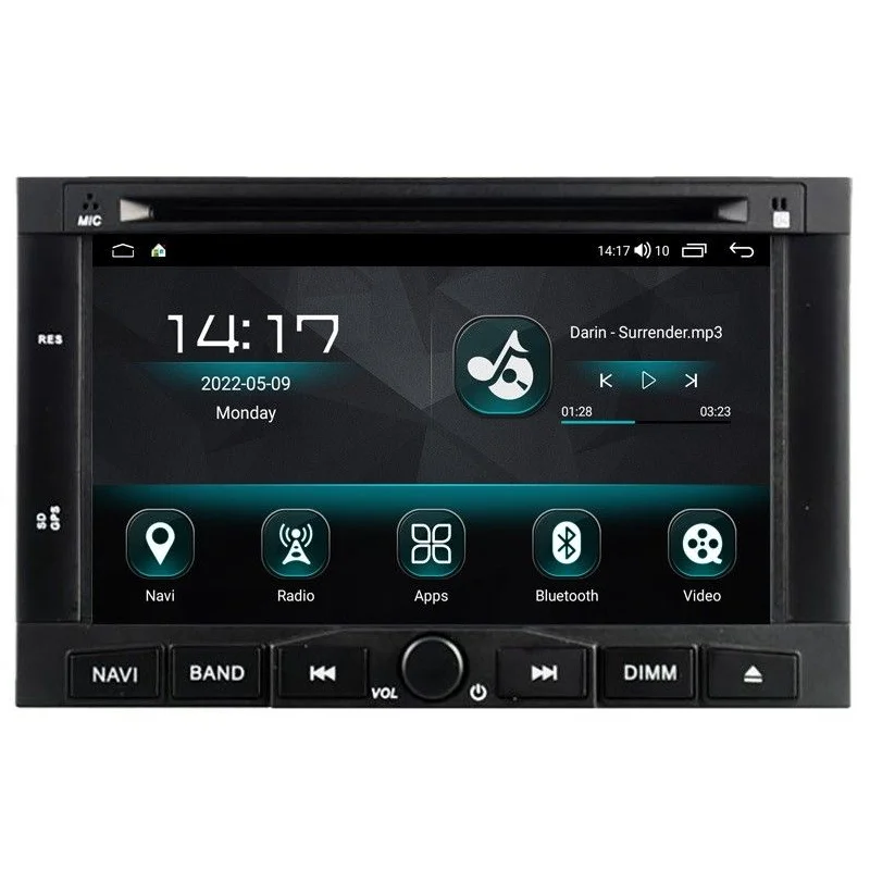 Radio navegador Peugeot 5008 y 3008, año 2009 2016, Android 13