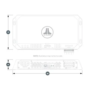 Amplificador marino 8 canales con DSP, JL Audio MV800/8i