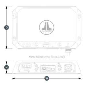 Amplificador marino mono canal, JL Audio MV600/1
