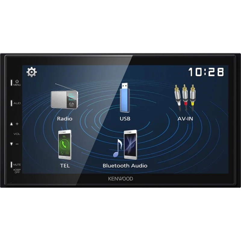 Kenwood DMX129BT, Radio pantalla 6,8" con Bluetooth, USB y Mirroring.