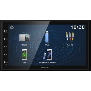 Kenwood DMX129BT, Radio pantalla 6,8" con Bluetooth, USB y Mirroring.