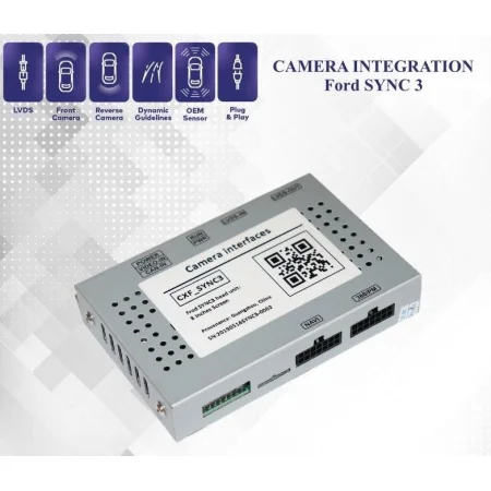 Interface cámara Ford Focus, Kuga, año 2016 2018. SYNC 3.0