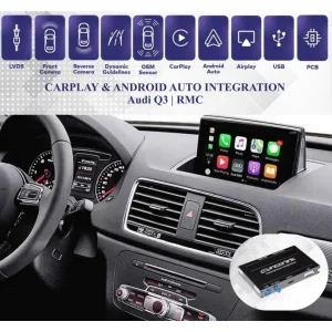 Carplay y Android Auto, Audi Q3, año 2012 2018, RMC