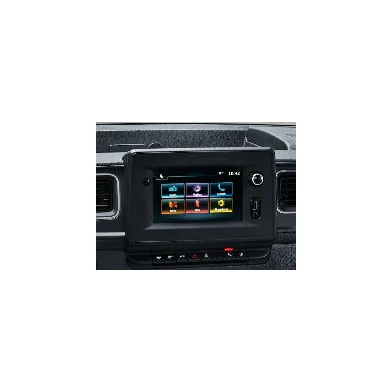 Interface cámara trasera y delantera para modelos Renault, Opel, Fiat, Dacia