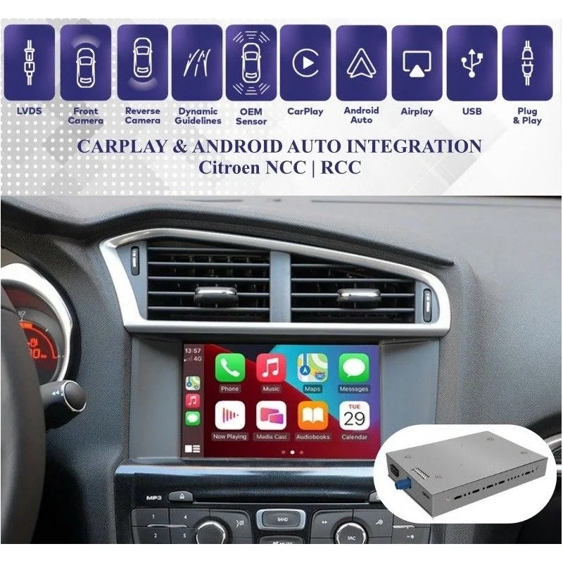 Carplay y Android Auto, Peugeot, Citroen, DS, Sistema NAC
