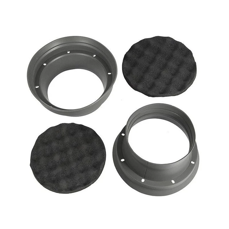 Deflectores de altavoz 6,5" de silicona, Musway MSB165