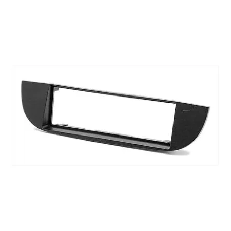 Marco radio Fiat 500 Abarth, 2007 2015, 1DIN, negro