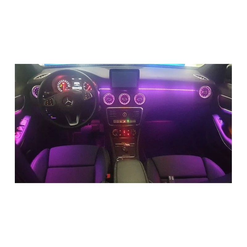 Iluminación ambiental para Mercedes Clase A W176, B W246, GLA 156, CLA 117