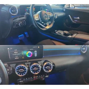 Iluminación ambiental para Mercedes Benz Clase A W177, CLA C118