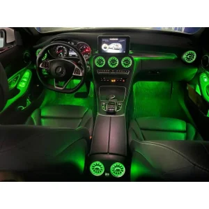 Iluminación ambiental para Mercedes Benz Clase C W205, año 2019