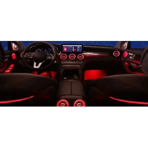 Iluminación ambiental para Mercedes Benz Clase C W205, año 2019, NTG5.5