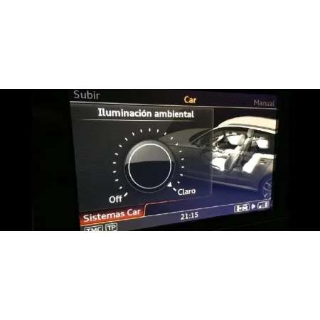 Iluminación ambiental para Audi A6 C7, A7, año 2010 2018