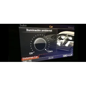 Iluminación ambiental para Audi A6 C7, A7, año 2010 2018