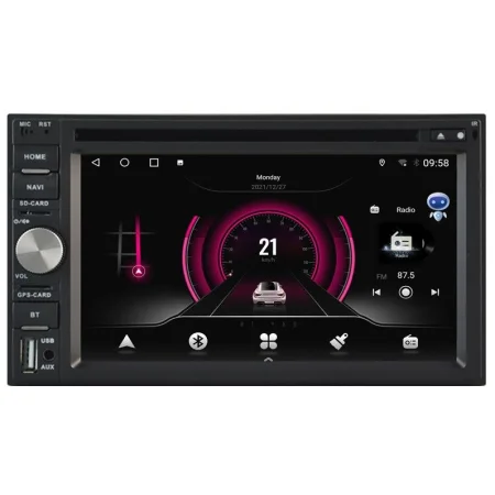 Radio navegador 6,2" Android, CarPlay & Android Auto