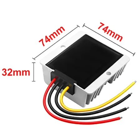 Reductor de voltaje para coche, camión, barco, fuente de alimentación, 12V, 15A