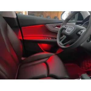 Iluminación ambiental para Audi Q8, año 2018
