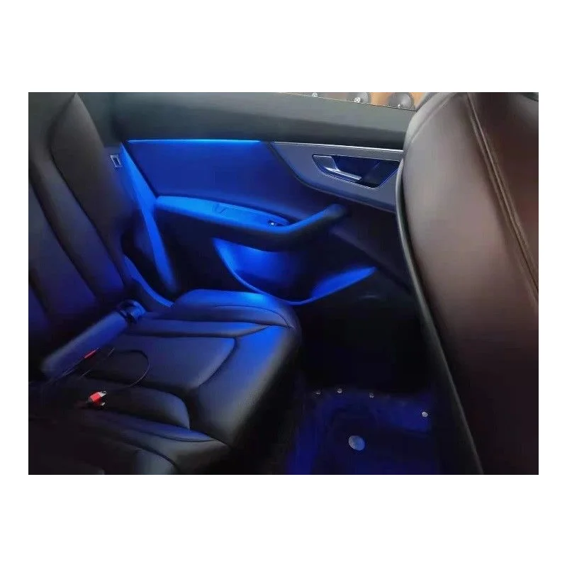 Iluminación ambiental para Audi Q8, año 2018, 10 colores