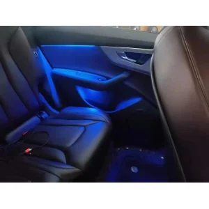 Iluminación ambiental para Audi Q8, año 2018, 10 colores