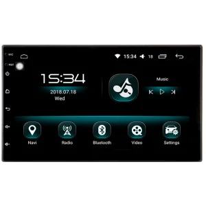 Radio navegador 1DIN con CarPlay inalámbrico y Android Auto
