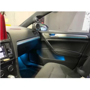 Iluminación ambiental para Volkswagen Golf VII, año 2012