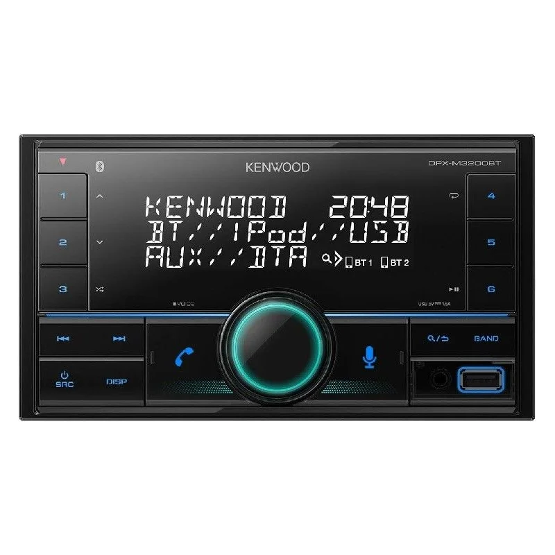 Kenwood DPXM3200BT Radio con Bluetooth, USB, 2 DIN