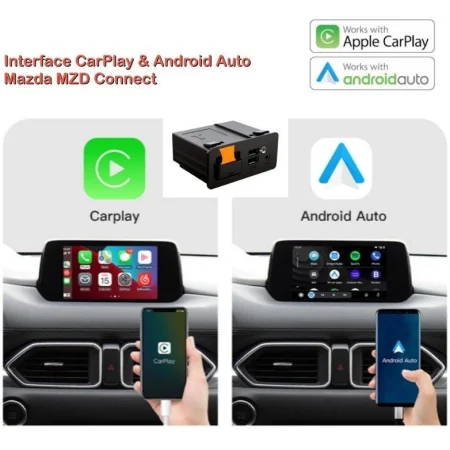 Carplay y Android Auto, Mazda CX 3, CX 5, CX 9, 2, 3, 6