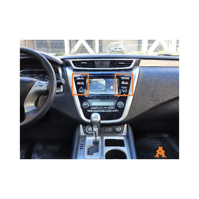 Radio navegador Nissan Murano, año 2015. Carplay inalámbrico
