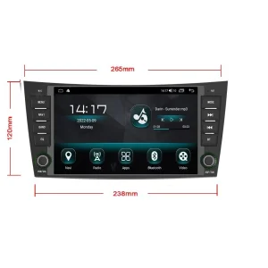 Radio navegador para Mercedes Clase E (W211), G (W463), CLS (W219)