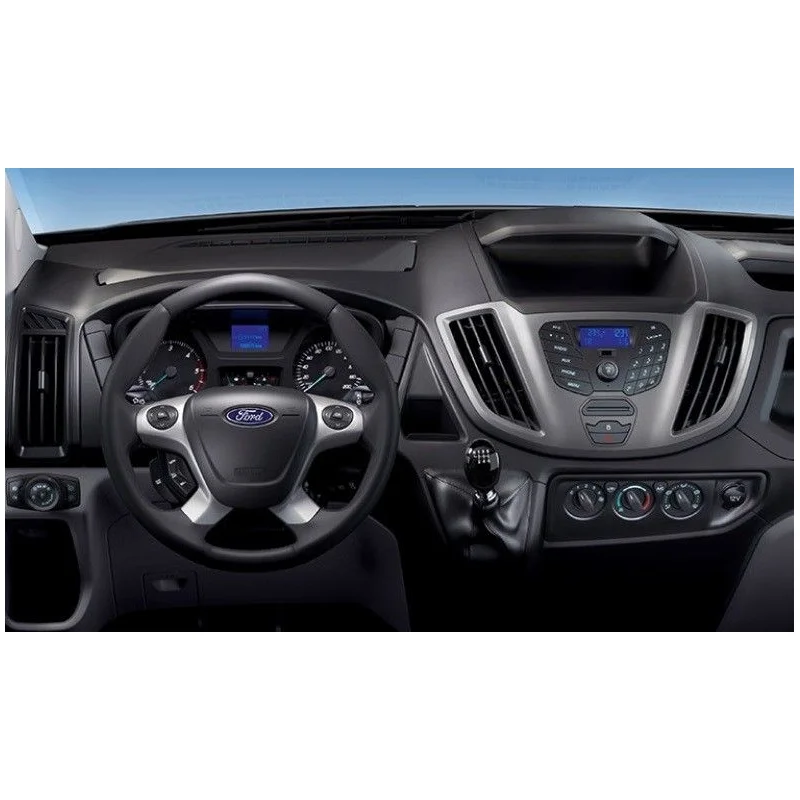 Marco radio Ford Transit V363, año 2013 2019, 1DIN, 2DIN